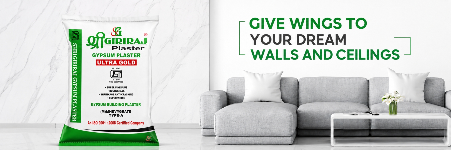 GIRIRAJ Wall Putty – protective base for your paints